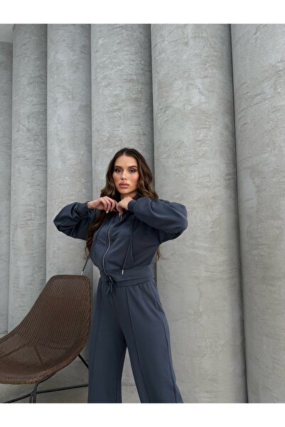 RESSHO Gri Scuba Eşofman Takımı