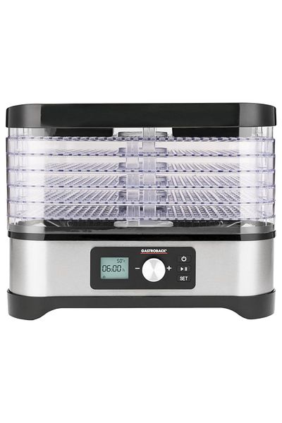 GASTROBACK - Design Dehydrator Natural Plus - Silver/Black