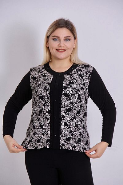 TRENDSE Rochie de seară pentru femei Eyse Bluză pentru mamă, cu mărgele, cu model în relief, țesătură Sandy