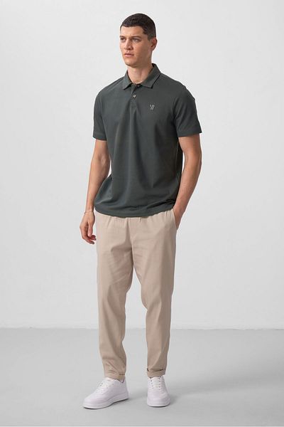 TOMMY LIFE Ανδρικό παντελόνι Stone Standard Fit Woven Light Flexible Chino - 82175