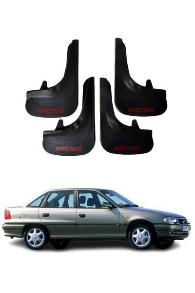 SONİKON LİNE Opel Astra F Sd 1991-2007 Compatible Racing Written 4-Piece Dust Cover Mudguard Mudguard Modified