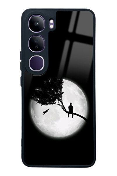 Spoyi Vivo V40 Lite Aya Bakış Tasarımlı Glossy Telefon Kılıfı