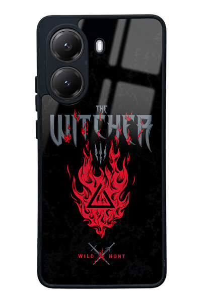 Spoyi Xiaomi Poco X7 Pro Witcher 3 Fire Tasarımlı Glossy Telefon Kılıfı