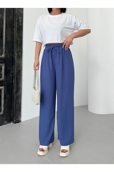 DAXİS Sportwear Company Γυναικείο παντελόνι με ελαστική μέση Palazzo
