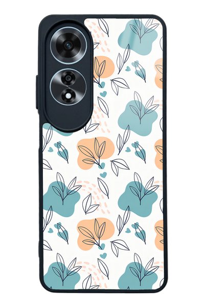 Spoyi Oppo A60 Tiny Leaves Design Glossy Phone Case