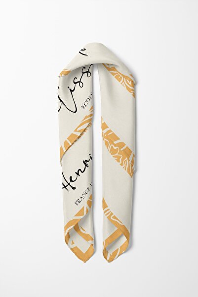 Buka Shops Анрі Матісс «Квіти та рослини» Мінімалістичний квітковий преміум-шарф-бандана з сатину