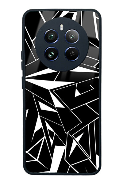 Spoyi Oppo Realme 12 Geometric Desing Design Glossy Phone Case