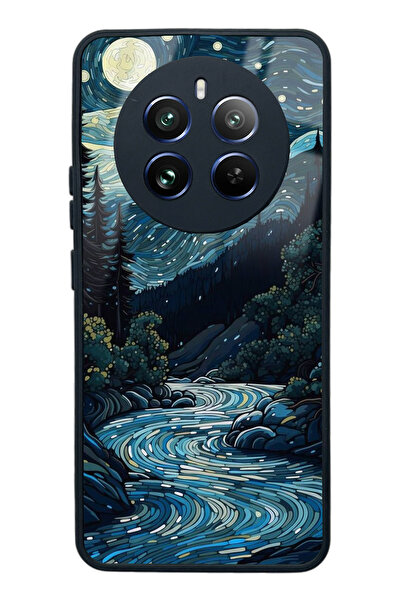 Spoyi Oppo Realme 12 Night Tasarımlı Glossy Telefon Kılıfı