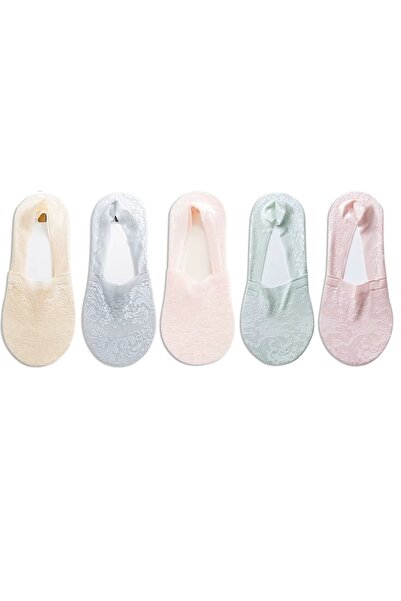 delis Set 5 Perechi De Sosete Pentru Dama, Ss0103, Multicolor, Marime Universala