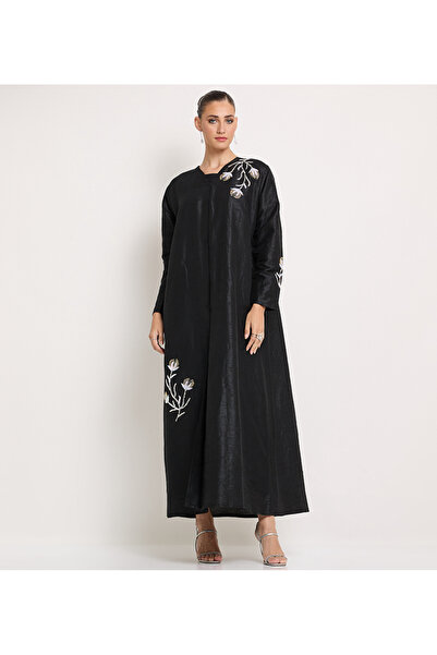 Rosette Abaya Black-R-202479