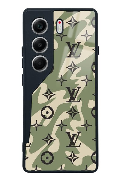 Spoyi Tecno Camon 40 Green Wave Design Glossy Phone Case