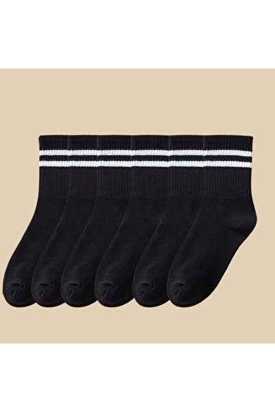 delis Set 6 Perechi De Sosete Pentru Dama, Ss059, Negru, Marime Universala