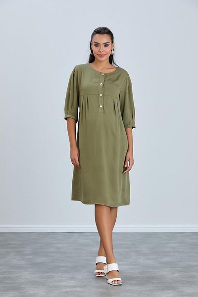 LİYACA Belmando Viscosa Maternity Dress
