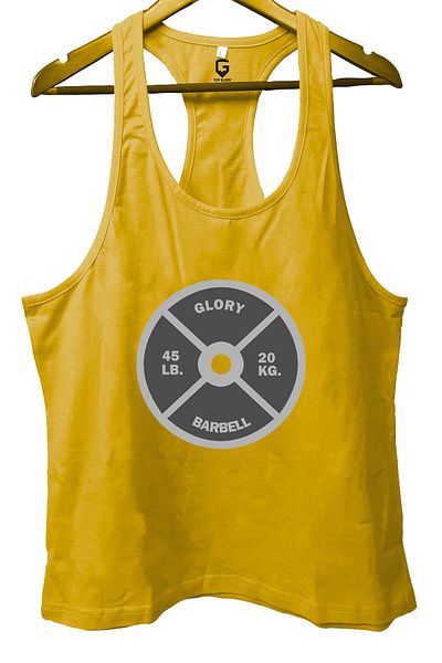 TOP GLORY الدمبل الأصفر الصالة الرياضية اللياقة البدنية تانك الأعلى رياضي رياضي