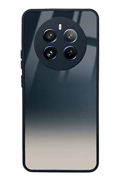 Spoyi Oppo Realme 12 Mavi Geçiş Tasarımlı Glossy Telefon Kılıfı