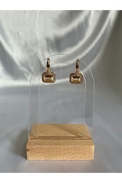 XUPING JEWELRY Baguette Stone Gold Women Earrings