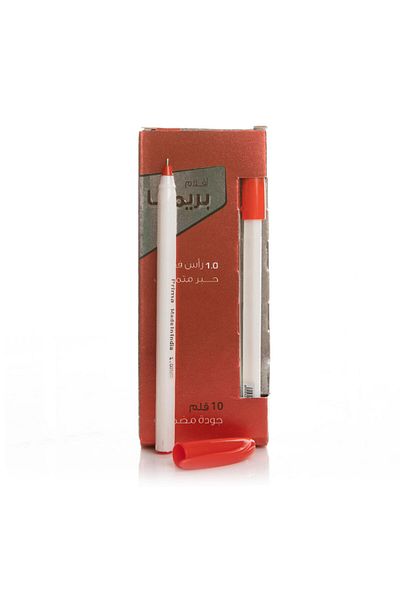 Prima Dry Pen Red 1.0mm - Box of 10 Pcs
