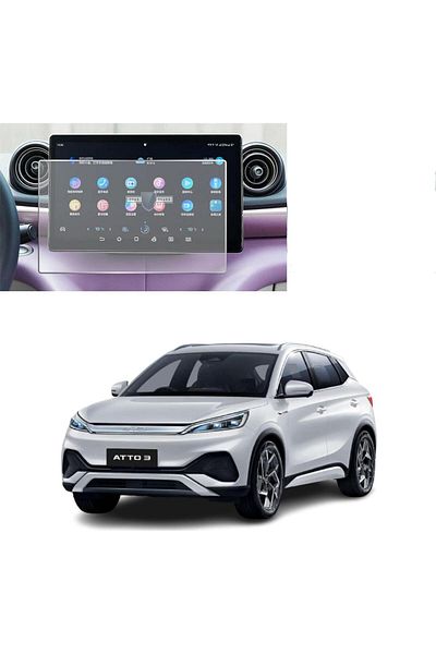 Ecr Mobile Compatible with Byd Atto 3 15.6 Inch Matte Multimedia Navigation Nano Screen Protector 2023-2024-2025 Model