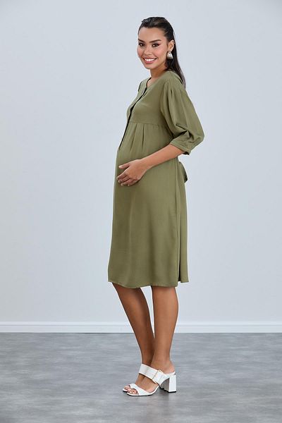LİYACA Belmando Viscosa Maternity Dress
