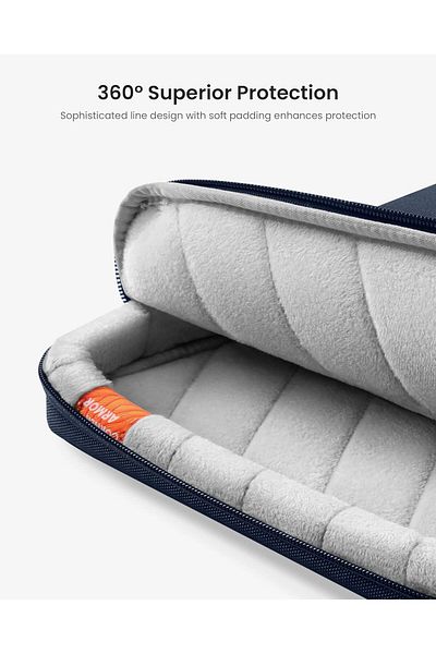 Tomtoc Defender-A42 360 Protective Laptop Shoulder Bag for 15.6 Inch Laptop Waterproof Accessory Case