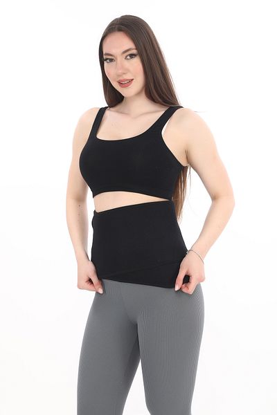 SAUNA SUIT Sweatshirt Thermal Neoprene Black Sports Waist Corset |   Body Shaper Neoprene Waist Belt