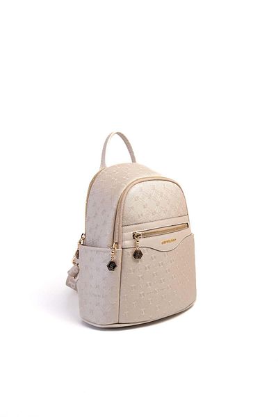 Silver Polo Silver & Polo Beige - S.Beige Sp1161 Women's Backpack