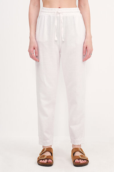 Semesia Drawstring Trousers with Leg Detail