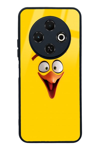 Spoyi حافظة هاتف Tecno Spark 30C بتصميم أصفر لامع