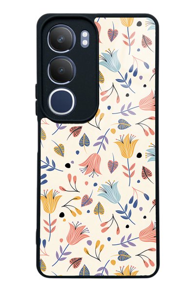 Spoyi Vivo Y19S Glossy Phone Case with White Bindan Design