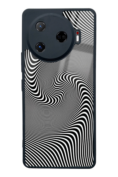 Spoyi غلاف هاتف لامع بتصميم موجة Triptrance لهاتف Tecno Camon 30 Pro