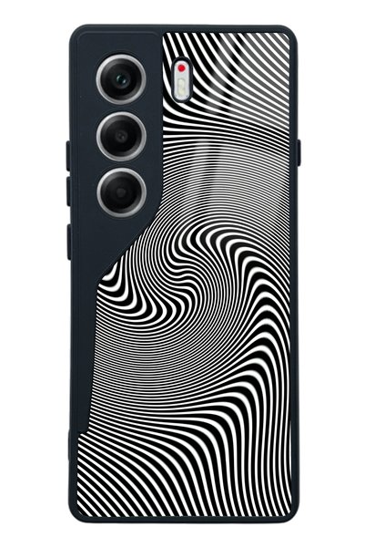Spoyi حافظة هاتف لامعة بتصميم موجة Triptrance لهاتف Tecno Camon 40