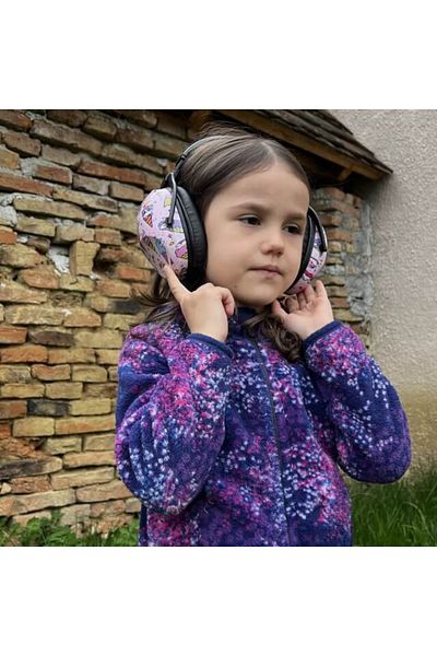 Empria Children's Earmuffs, With Adjustable Headband, Icecream Model, Children's Hearing Protection