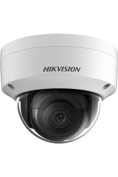 Hikvision كاميرا شبكية ثابتة للسقف AcuSense بدقة 8 ميجابكسل مع عدسة 4 مم من Hikvision، لون أبيض