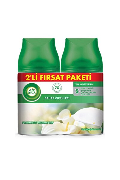 Air Wick Freshmatic Yedek Sprey Bahar Çiçekleri 250ml X 2Adet