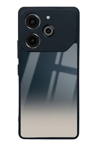 Spoyi Tecno Pova 6 Pro Blue Gradient Design Glossy Phone Case