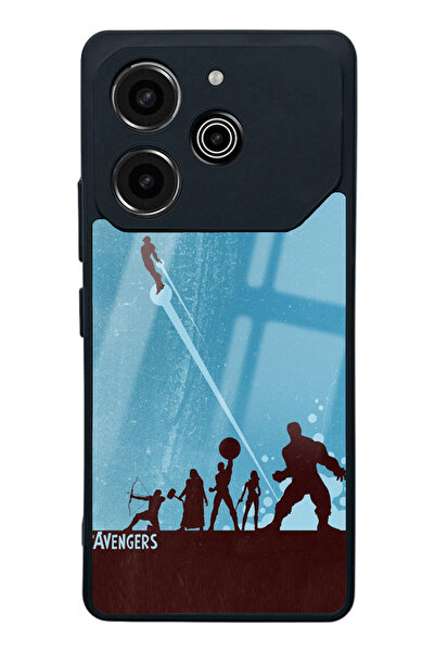 Spoyi Tecno Pova 6 Pro Avengers Design Glossy Phone Case