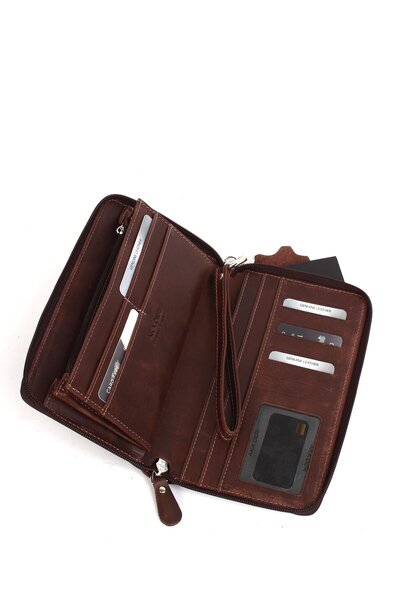 Aka Deri Crazy Brown Handbag 320 110