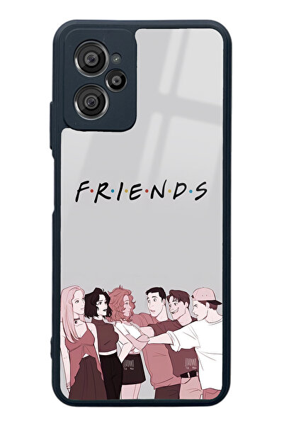 Spoyi Casper X30 Plus Glossy Phone Case with Doodle Friends Design
