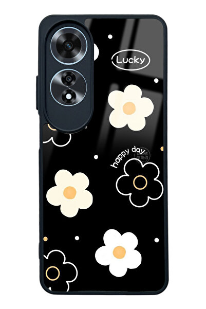 Spoyi Oppo A60 Lucky Happy Day Tasarımlı Glossy Telefon Kılıfı