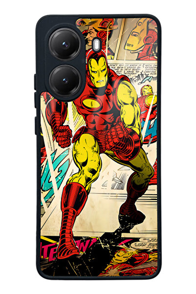 Spoyi Xiaomi Poco X7 Pro iron Man Demir Adam Tasarımlı Glossy Telefon Kılıfı