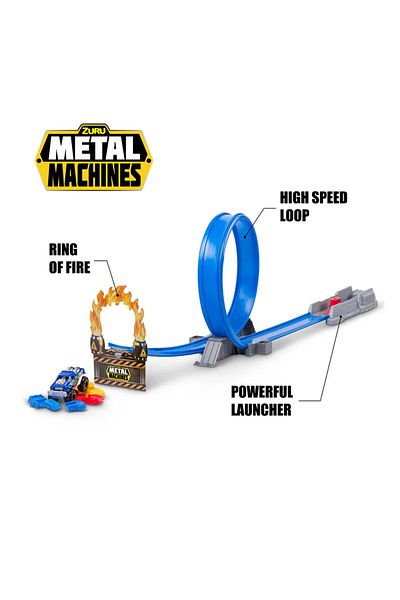 Zuru مجموعة ألعاب METAL MACHINES ROAD RAMPAGE KIZGIN ROAD 4+