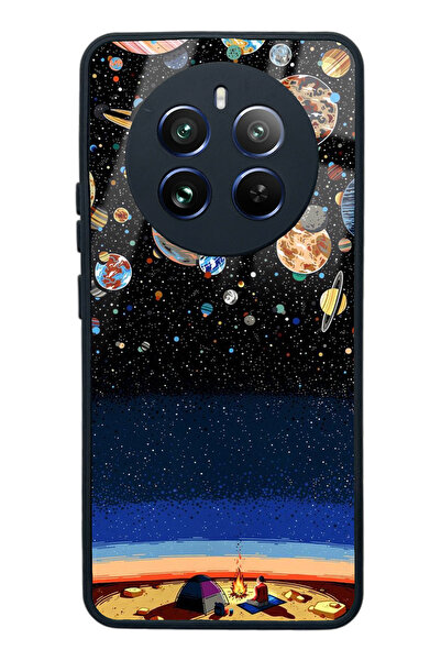 Spoyi Oppo Realme 12 Glossy Phone Case under the Planets Design