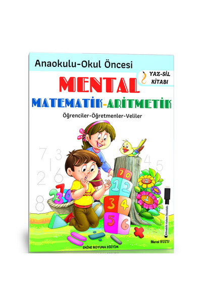 Enine Boyuna Eğitim Preschool Mental Arithmetic Summer-Wipes Book