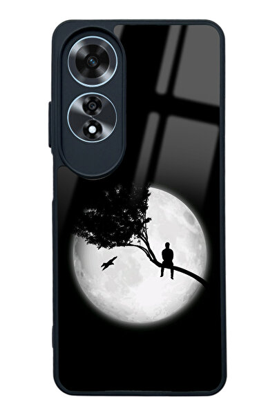 Spoyi Oppo A60 Aya Bakış Tasarımlı Glossy Telefon Kılıfı