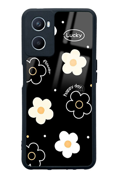 Spoyi Oppo A96 Lucky Happy Day Tasarımlı Glossy Telefon Kılıfı