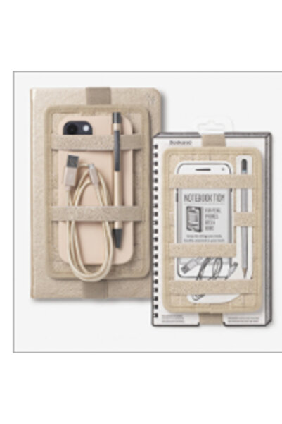 İF Bookaroo Pen Pouch Notebook Tıdy Gold Defter