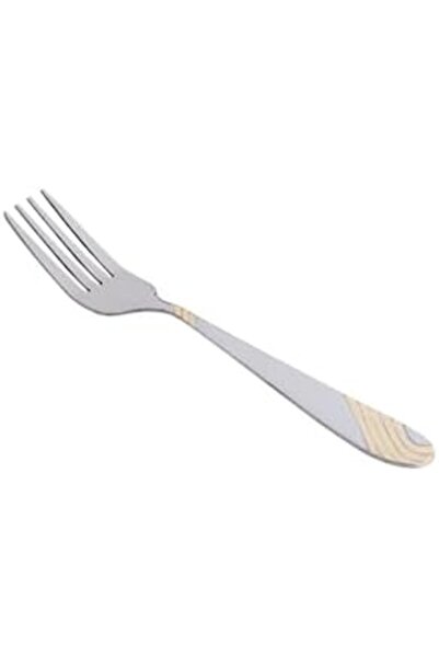 ALSAIF El-saif Dinner Fork Set, 2.3mm, 6 Pieces, Gold-plated, K29900/5/df