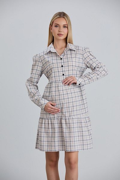 LİYACA Shirt Detail Turtleneck Maternity Tunic