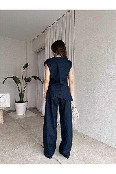 Mooi Butik Jespo Suit 3320 - Navy Blue