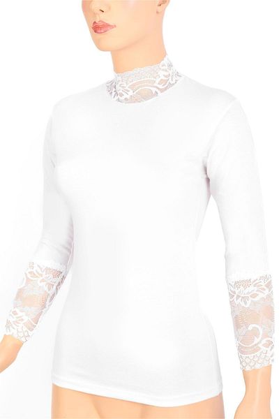 NİSYVE Lace Long Sleeve Knitted Women's Blouse